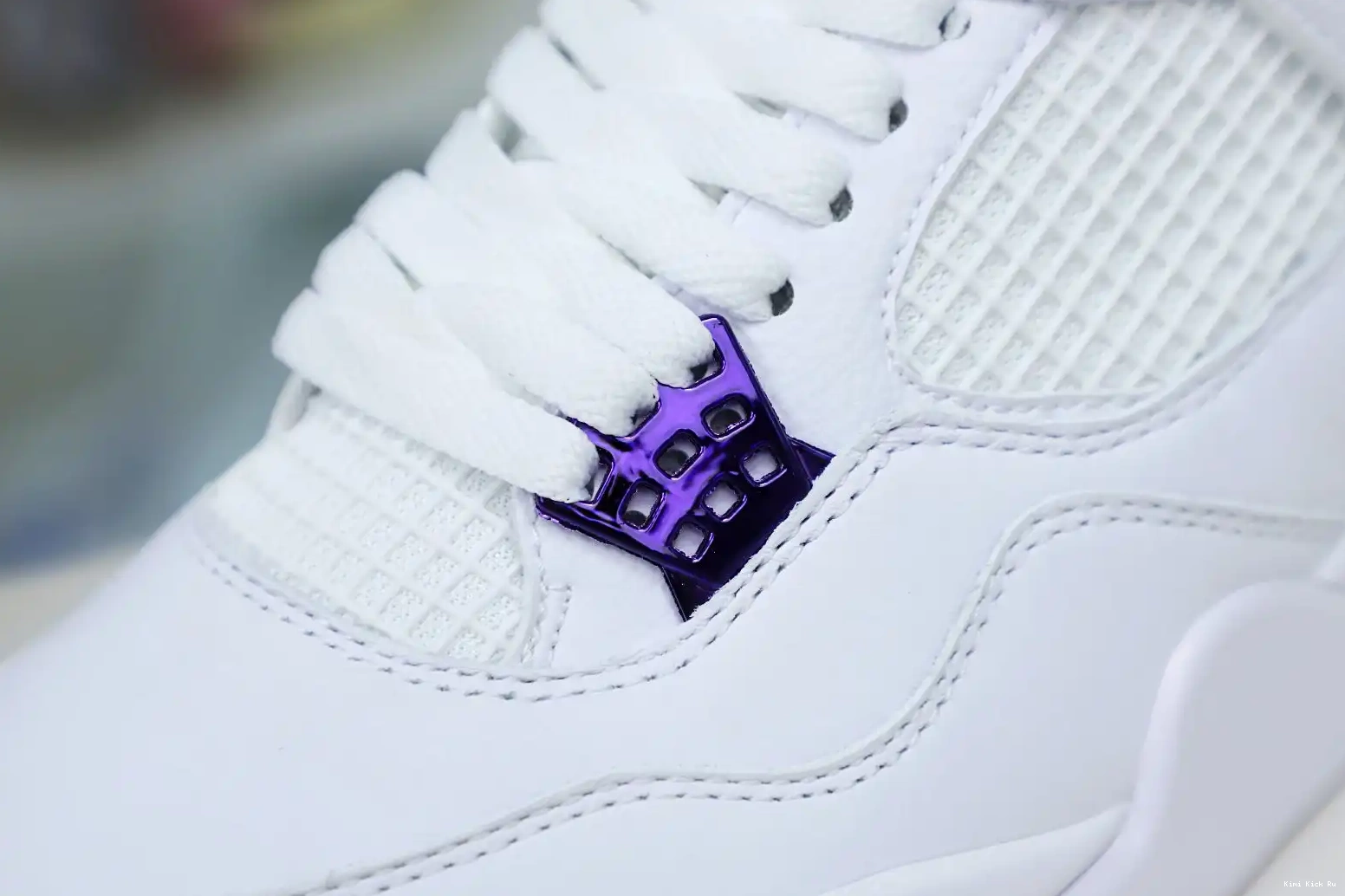 JORDAN AIR METALLIC 4 Kimikick PURPLE 0716
